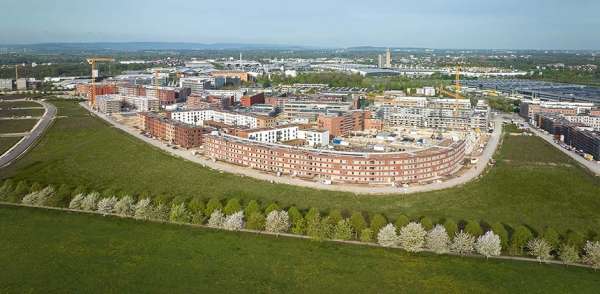 Das Baufeld B4 bildet an prominentester Stelle das Herzstück von Kronsrode. Foto: Olaf Mahlstedt